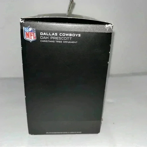Hallmark NFL DAK PRESCOTT 2022 Wobble Head ornament NIB w some box damage - Picture 4 of 5